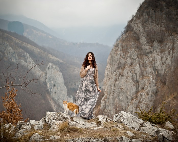 Sara e Ciccio, nei pressi di Sasso Rosso, marzo 2012