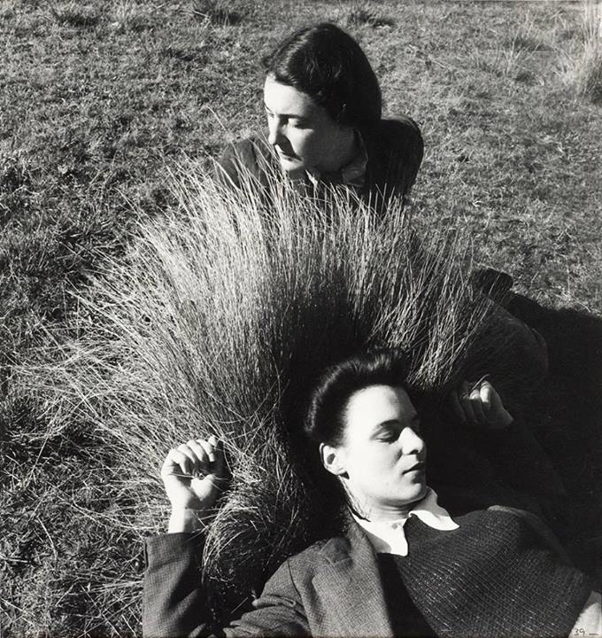 Olive Cotton - Two Girls (Portrait of Olive Cotton and Jean Laurraine), 1939 - © Images are copyright of their respective owners, assignees or others