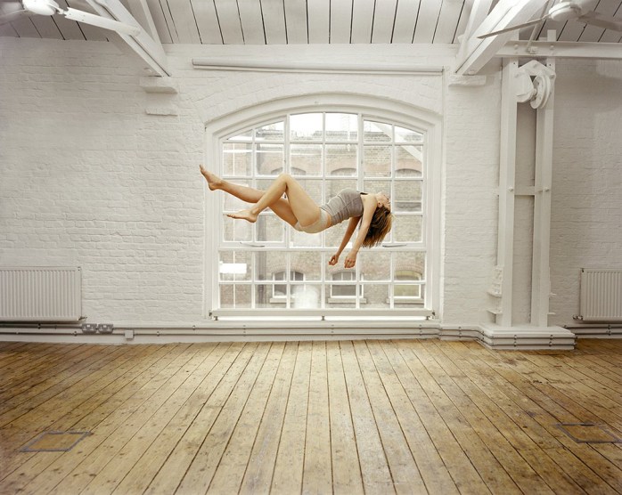 Sam Taylor Wood -  Self Portrait Suspended III, 2004 - © copyright Sam Taylor Wood 