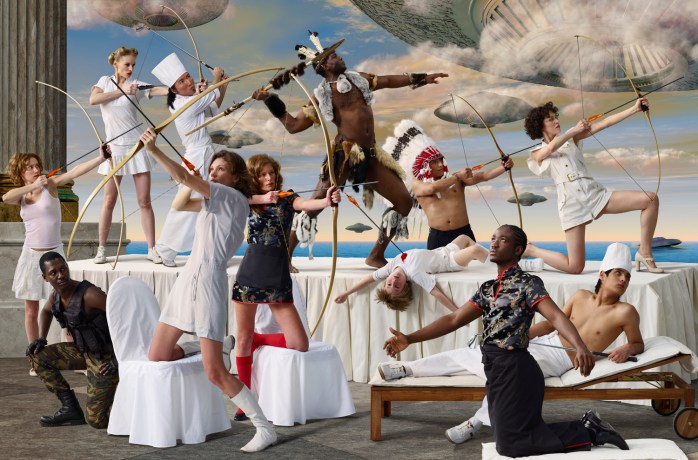 AES+F, The Feast of Trimalchio, 2010, installation vidéo, © AES+F copia