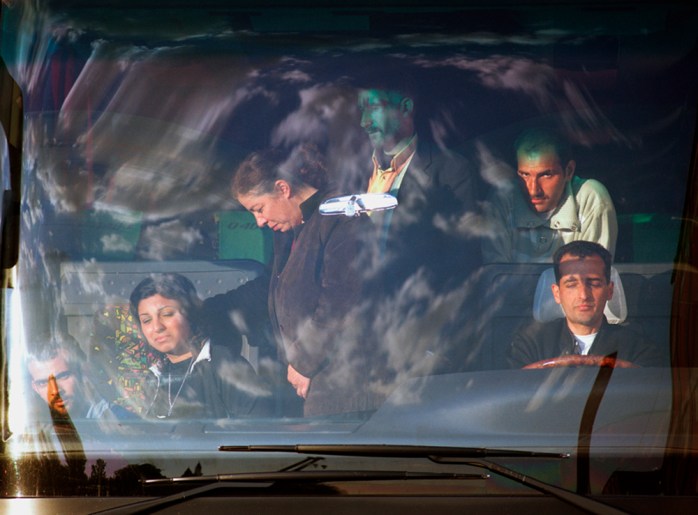 Juul Hondius, Busfront#1, 2006, from the series "Mutual sights" - © Juul Hondius